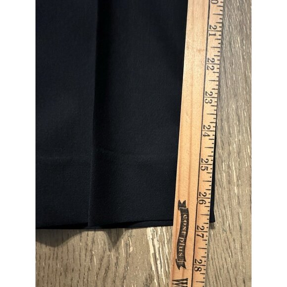 Banana Republic Avery Wool Black Straight Ankle Pants Work Office Trouser Size 4 - Picture 5 of 12